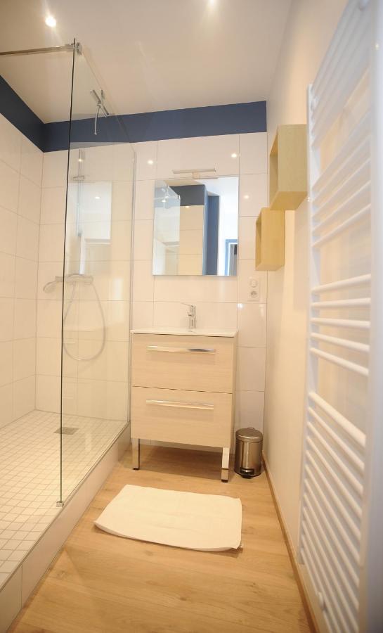 Appartement Au colombage bleu à Dieppe Extérieur photo