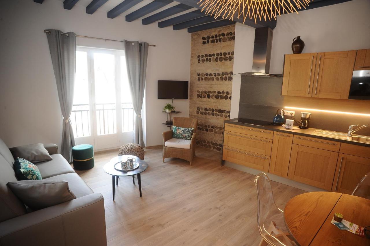 Appartement Au colombage bleu à Dieppe Extérieur photo